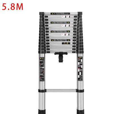 China High Quality Folding Ladders 5.8M Stainless Steel Telescopic Folding Ladder for sale