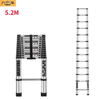 China Folding Ladders 5.2M Expansion Ladders Outdoor Stairs EN131 for sale