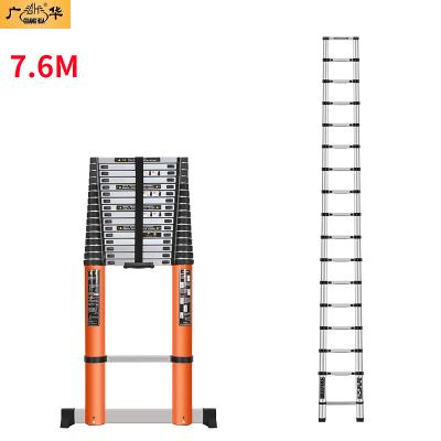 China Aluminum Folding Ladders 7.6M Lader Ladder Roof Ladder EN131 for sale