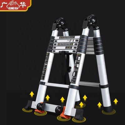 China Telescopic Ladders Aluminum Household Use Indoor Multifunction Daily Work Platform Other Ladder Engineering Telescopic Ladder for sale