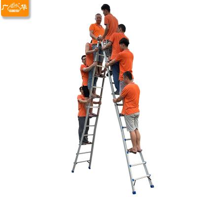 China EN131 Folding Ladders Aluminum Ladders - Folding Ladder With Universal With Sturdy Hinge 3/4/5/6/7/8 Step for sale