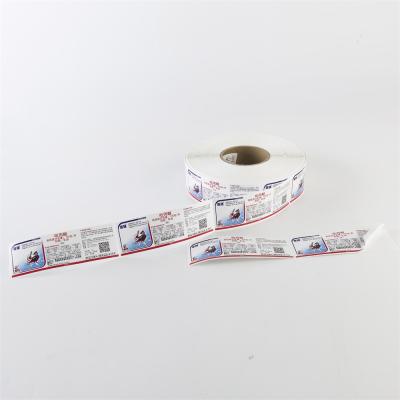 China Waterproof Accept Custom Medical Label And Adhesive Type Roll Label Sticker Printing for sale