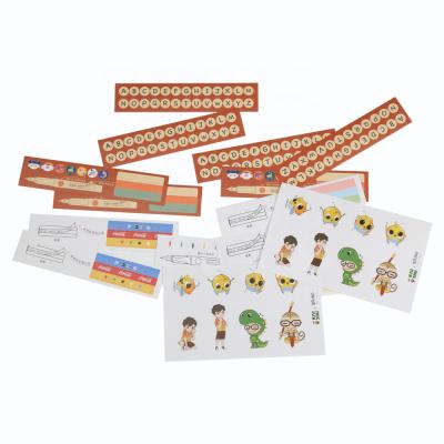 China Waterproof Custom Printing Adhesive Label Cartoon Cute Instant Sticker Die Cut Sticker for sale