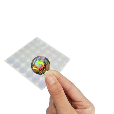 China Waterproof Labels Waterproof Die Cut Aluminum Luminous Hologram Stickers 3D Sticker Foil Labels Self Adhesive Foil for sale