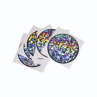 China Waterproof Custom 3D Sticker Logo Laser Self Adhesive Vinyl Logo Label Stickers for sale