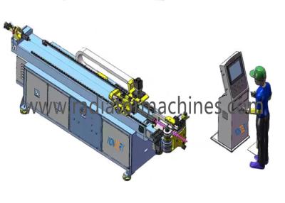 China Öl-elektrische automatische verbiegende Maschine Hybird-Servoleitung 200mm für Motorrad-Teile zu verkaufen