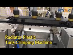 Servo Radiator Plastic Tank Crimping Machine Semi Automatic For Heaters