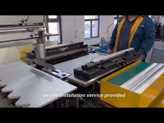 How does  the fully automatic core builder machine production line work ?