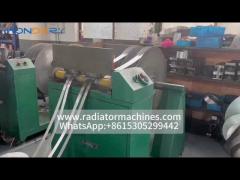 Multiple Coil Wavy Fin Making Machine with Servo Cutter 