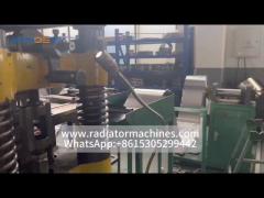 Max 600mm wide aluminum fin stamping machine 