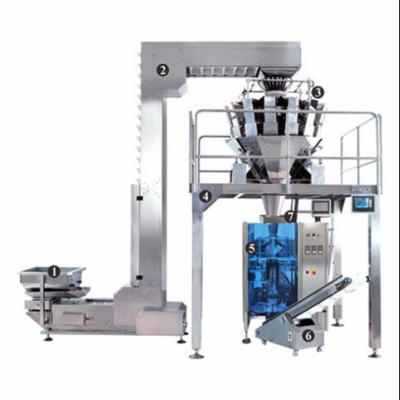 China Food In Stock Milk Tea Bag Bean Grain Nut Food Weighing Packing Machine for sale