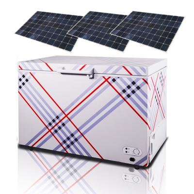 China Single-temperature DC 12V/24V Solar Factory Direct Sales 50L/70L/110L/150L Solar Refrigerator Chest Freezer for sale