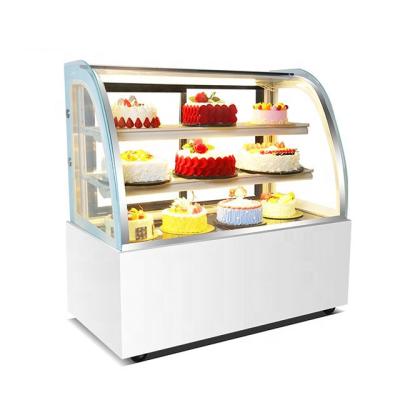 China Single-Temperature Bakery Cabinet Glass Sliding Door Commercial Cake Showcase For Restaurants/Cafes/Cake Shops for sale