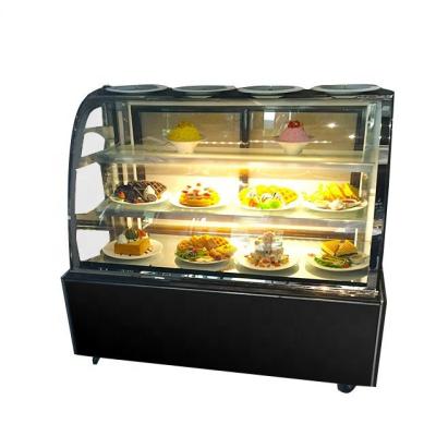 China Hot Sale Single-temperature 2021 Supermarket Commercial Glass Fridge Door Freezer Vegetable Fruit Cake Display Freezer for sale