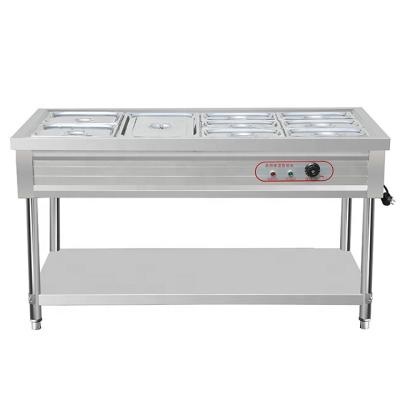 China Stainless Steel Food Warmer Bain Marie Food Warmer Bain Marie 1800(1500)*700*800mm or customized for sale