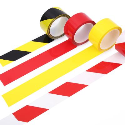 China Wholesale Factory Waterproof Stain Black and Yellow Crossing Race Discrimination Line Floor Fire Alarm Landmark Strip for sale