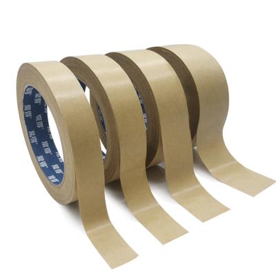 China Heat Resistant Factory Manufacturing Kraft Paper Gummed Tape Cardboard Professional Tape Word Masking for sale