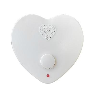 China Plush toy heart form good sound quality recorder box module button recordable for plush toy, stuffed animals, doll and kids for sale