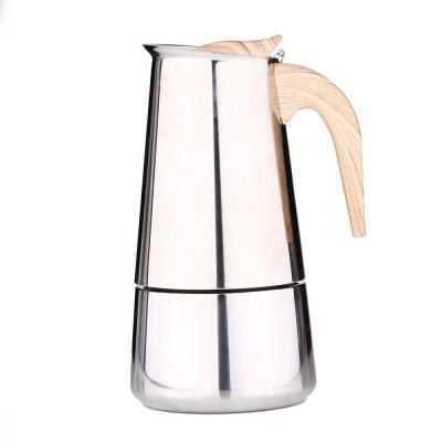 China 304 stainless steel stainless steel espresso moka pot for sale