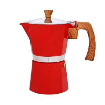 China Hot Sale Aluminum Coffee Bean Machine Stovetop Aluminum Espresso Maker for sale