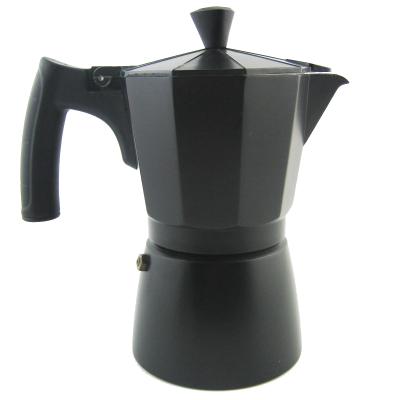 China 6 Cup Viable Coffee Maker Machine Espresso Black Maker Coffee Geyser for sale