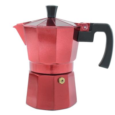 China Sustainable Modern Cappuccino Coffee Makers Housing Use Stovetop Spanish Coffee Maker for sale