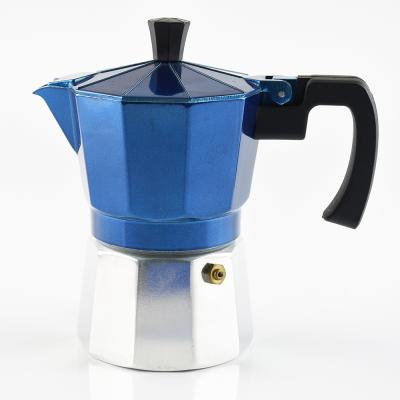 China Espresso Coffee Maker Latte Percolator Stove Top Aluminum Moka Pot Coffee Makers for sale