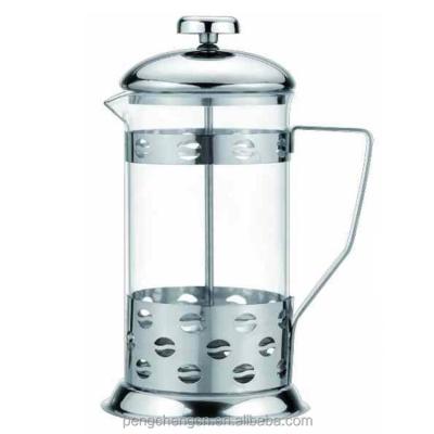 China Viable French Press Coffee Press Stainless Steel Coffee Plunger With Carafe Holder Teapot Press for sale