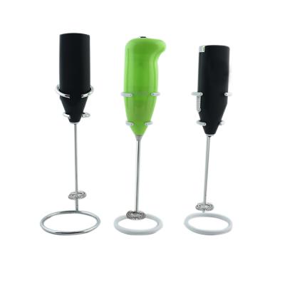 China Pengrui Sustainable Different Color Plastic Milk Frother With Battery for sale