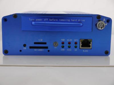 Cina Supporto di base CIF HD1 D1 della registrazione del cellulare DVR 4CH di GPS 3G di sorveglianza del bus in vendita