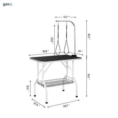 China Sustainable Professional Stainless Steel Small Dog Maker Height Adjustable Grooming Table for sale