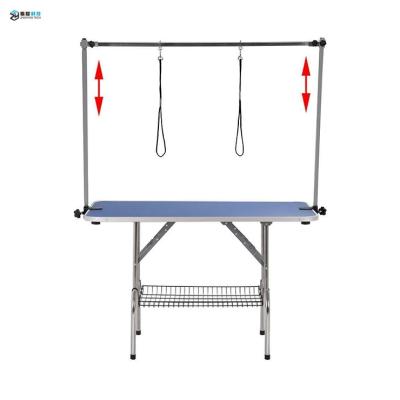 China Manufacturer Cats Pet Grooming Folding Table Viable Professional Commercial Use for sale