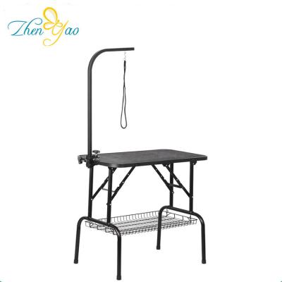 China Good Quality Sustainable Portable Pet Grooming Folding Aluminum Table For Dogs for sale