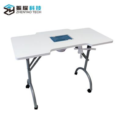 China Excellent quality modern salon manicure nail tech tables furniture with exhaust fan for sale