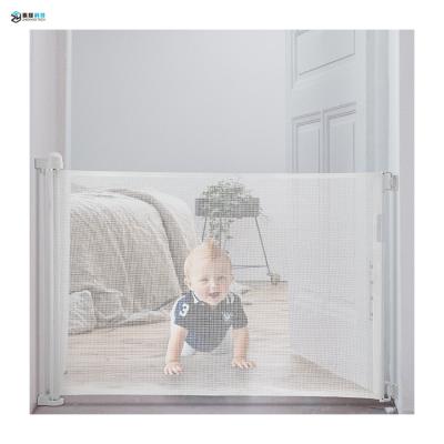 China Protect Baby Success Retractable Doors Mesh Safety Dog Gray Pet Door for sale