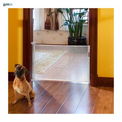 China Protect Chinese Supplier Baby Safety Retractable Door Pet Indoor Dog Mesh Door for sale