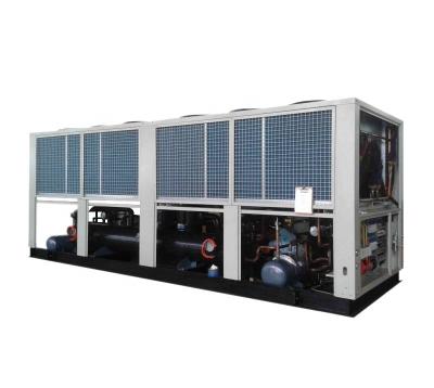 China Large capacity air cooled central cooling R410a /R134a scroll cooling /screw type high cooling water chiller for building for sale