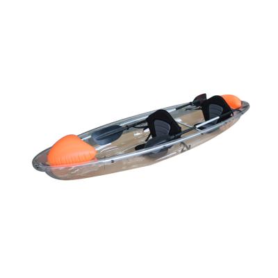 China PC Vicking Double Seat Kayak Transparent Ocean Clear Kayak for sale