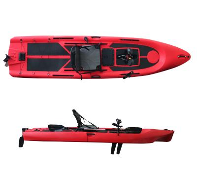 China Fishing Fun Leisure Adjustable Apply To Water Sports Professional One Person Solo Boats Fishing Kayak for sale