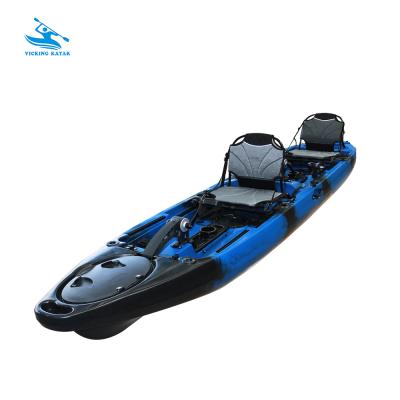 China Fishing Kayak Racing Kayak 2 Person Foot Driver Pedal Kayak Fishing Kayak for sale