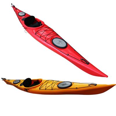 China Fishing Single Fun Recreation Custom Vicking Leisure Sit In Paddle Kayak Plastic Sea Kayak for sale