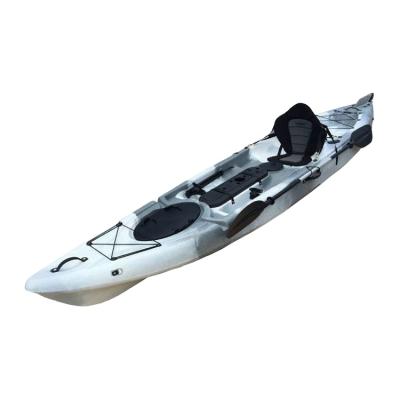 China LLDPE Portable Whitewater Fishing Plastic Rotomolding Canoe for sale