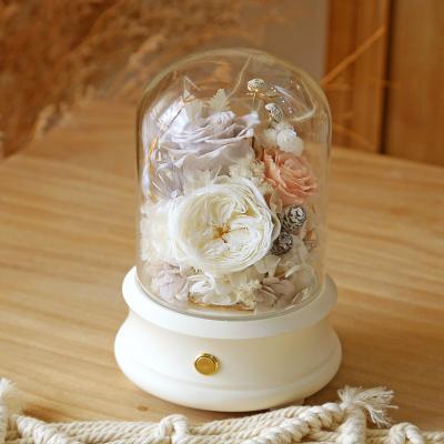 Китай Eternal R323 Rose Preserved Flower Rose Gift Christmas Wedding Anniversary Box Valentines Day Gift For Girls Birthday Gift Speaker продается