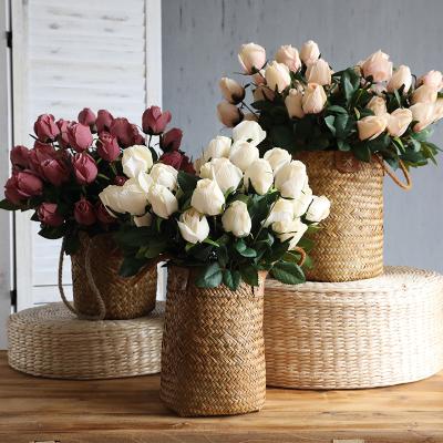 Cina R119 Silk Rose Autumn Flowers Decoration Vintage Color Artificial Rose Artificial Flower in vendita