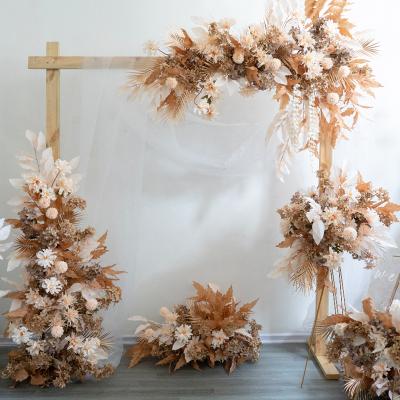 Cina R241 Christmas Wedding Birthday Wedding Arch Decoration Garland Center Pieces Wedding Arches Arbors Pergolas Artificial Flowers Wedding in vendita