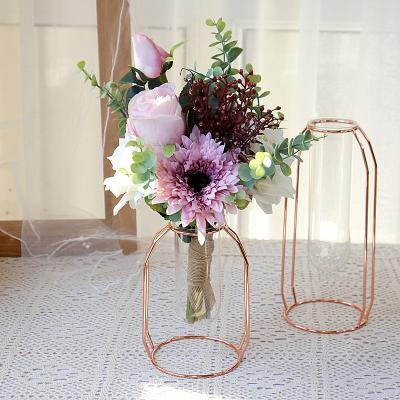 China Wedding Celebration N125 Wedding Decoration Wedding Supplies Artificial Flower Bouquet Artificial Bride Sunflowers Roses Flowers à venda