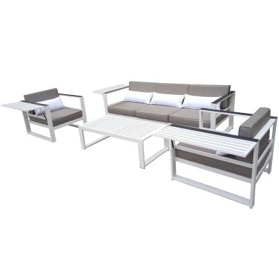 China Simple Modern Outdoor European Aluminum Alloy Living Room Set Living Room Aluminum Alloy Furniture Reception Garden Furniture for sale