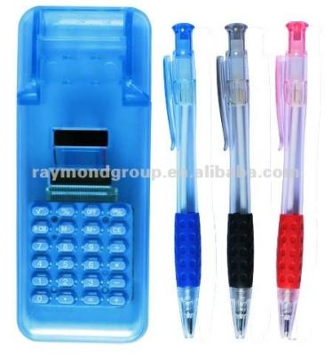 China General Purpose Calculator Large Metal Button Calculator With Pen for sale