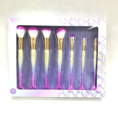 China 2018 Progressive Mermaid Change Cos Makeup Brush Set Skin-Friendly for sale