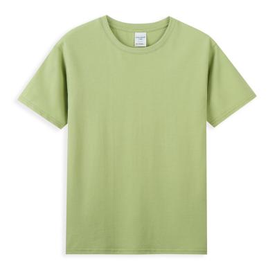 China Anti-wrinkle couple color simple fashion casual customizable round neck t-shirt for sale